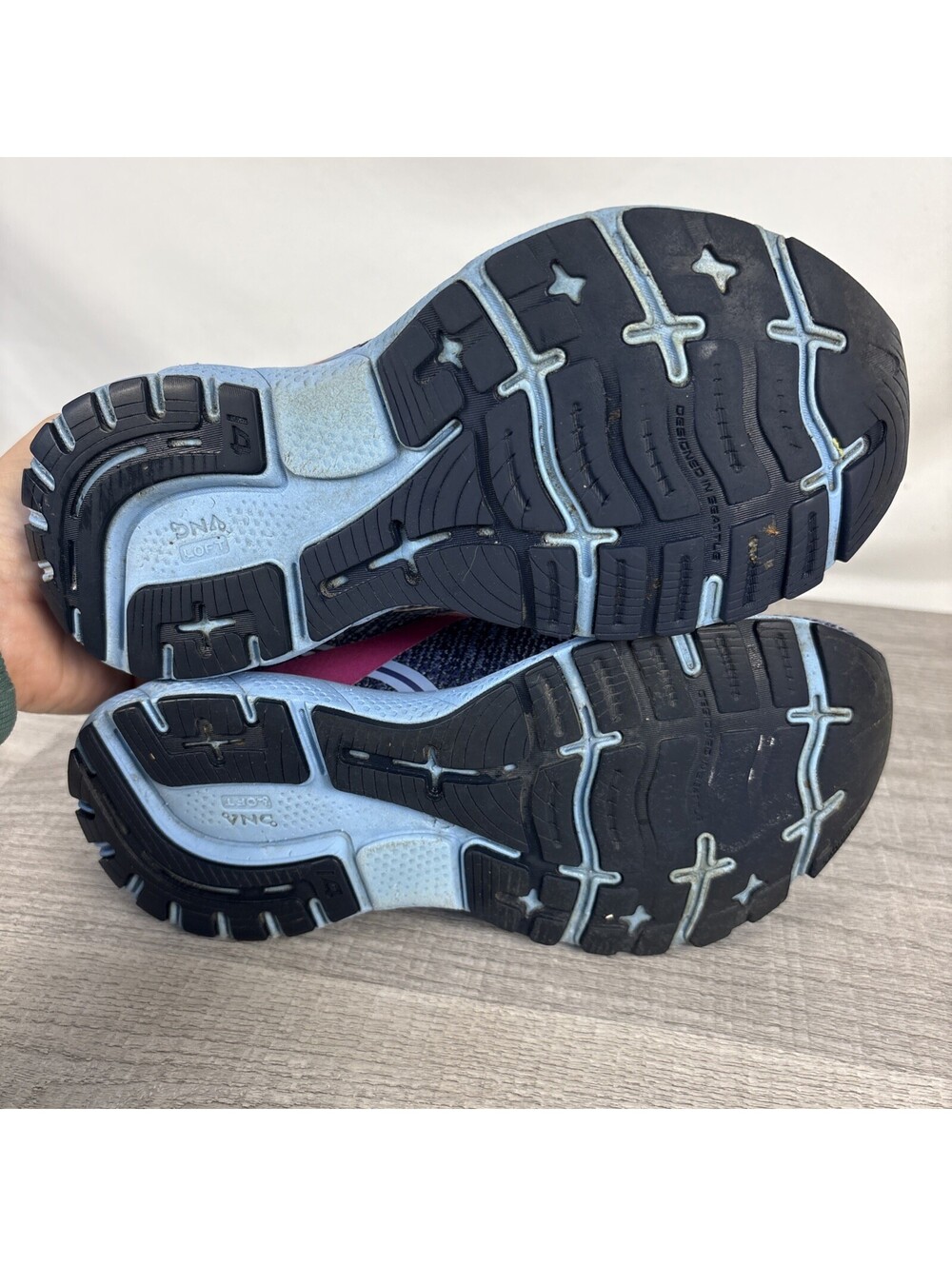 Brooks Ghost 14 Navy Blue Pink Light Blue Women's Size 6.5 - Picture 7 of 13